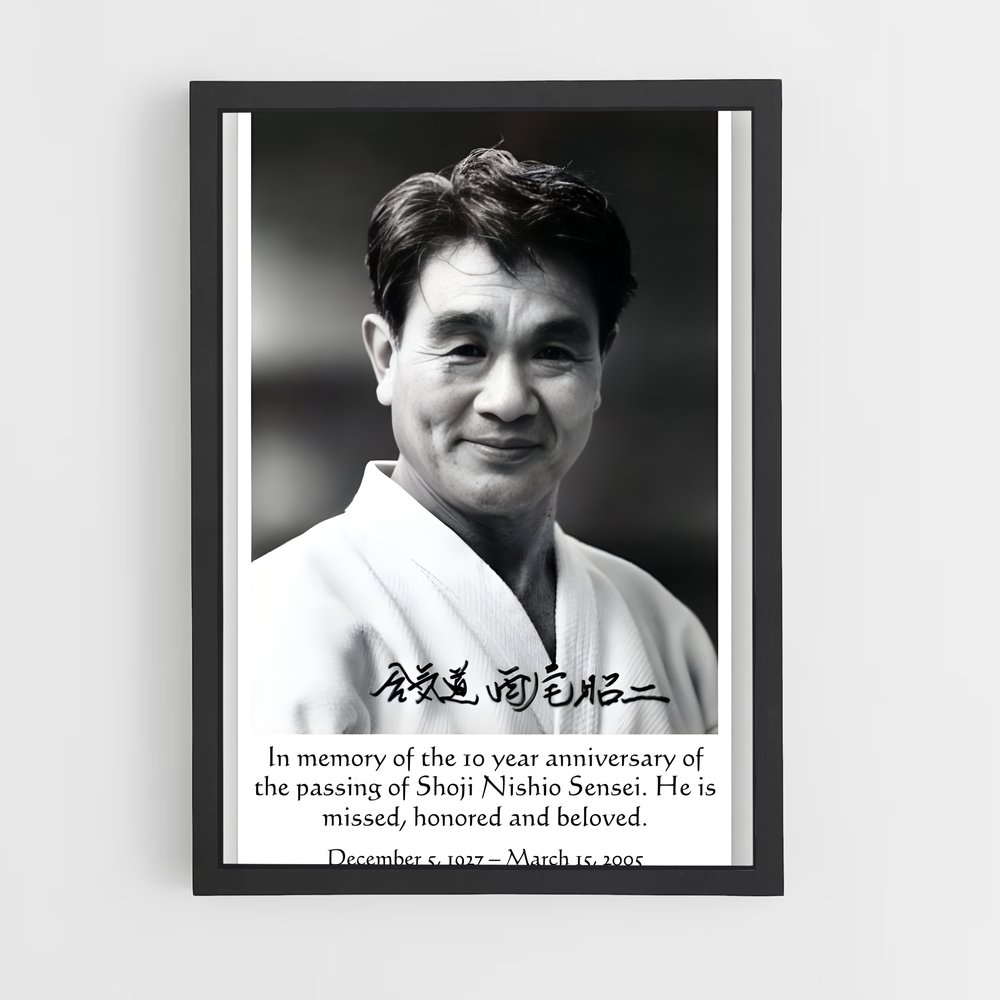 Poster Shoji nishio – affiche Aikido (vue 2)